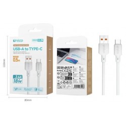 UNICO CAVO RICARICA USB to Type C 0.5 mt 3.4A
