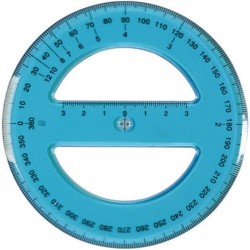 GONIOMETRO PLASTICA 360°...