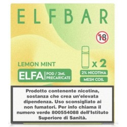 ELFBAR ELFA PREFILLED POD LEMON MINT 20 ml 2 Refill cod.prod. PL