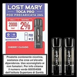 LOST MARY TOCA POD PRO 2 Refill 20ml-CHERRY CLOUD 10Pz cod.prod.