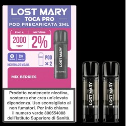 LOST MARY TOCA POD PRO 2 Refill 20ml-MIX BERRIES 10Pz cod.prod.P