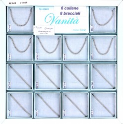 EXPO 6 Collane + 8 Bracciali (14 Pz)