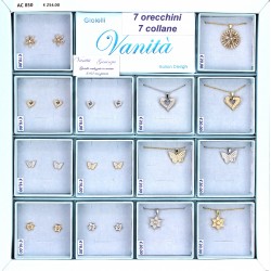 EXPO 7 Collane + 7 Orecchini (14 Pz)