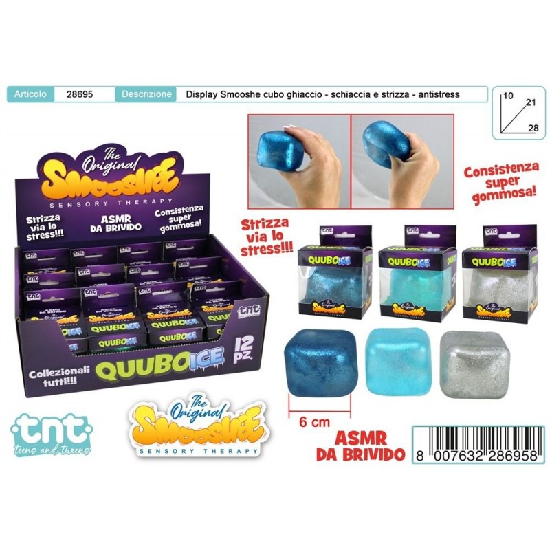 TNT SMOSHEE QUUBO ICE 6 cm (Display 12 Pz)