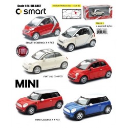 DIE CAST CITY CAR scala 1:24