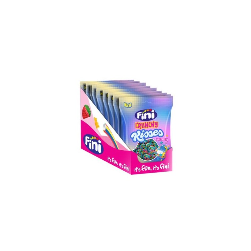 FINI BUTTERFLY CRUNCHY KISSES 90 Gr. (12 Pz)