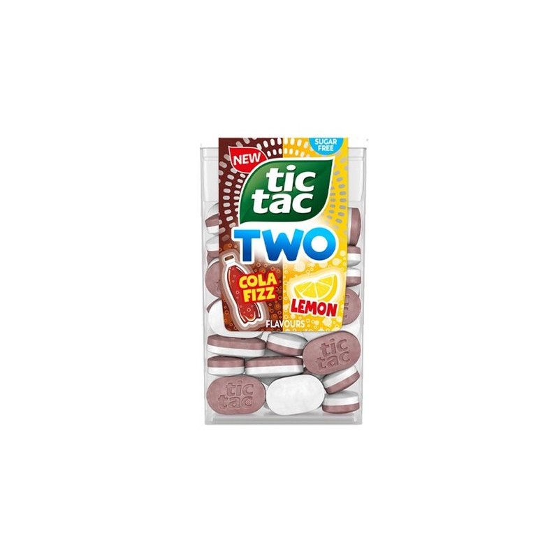 TIC TAC TWO BIG BOX COLA FIZZY LEMON 38.5 gr (8 Pz)