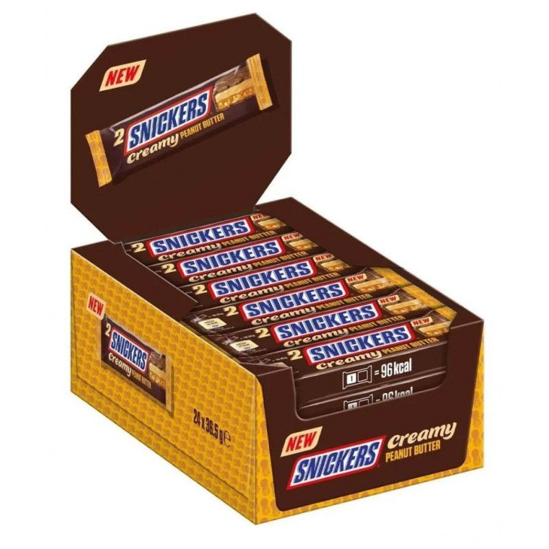 SNICKERS CREMA DI ARACHIDI 36 gr. (24 Pz)