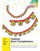 FESTONE BUON COMPLEANNO (24 Pz)