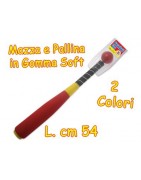 BASEBALL SET CON PALLA SOFT BODY 54 cm