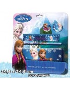 FROZEN SET CANCELLERIA 3D 5 Pz con P/MATITE LATTA