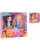 BAMBOLE PRINCIPESSE MINI 2 pz